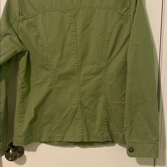 Olive Green Women's Jacket - Picture 2 of 2